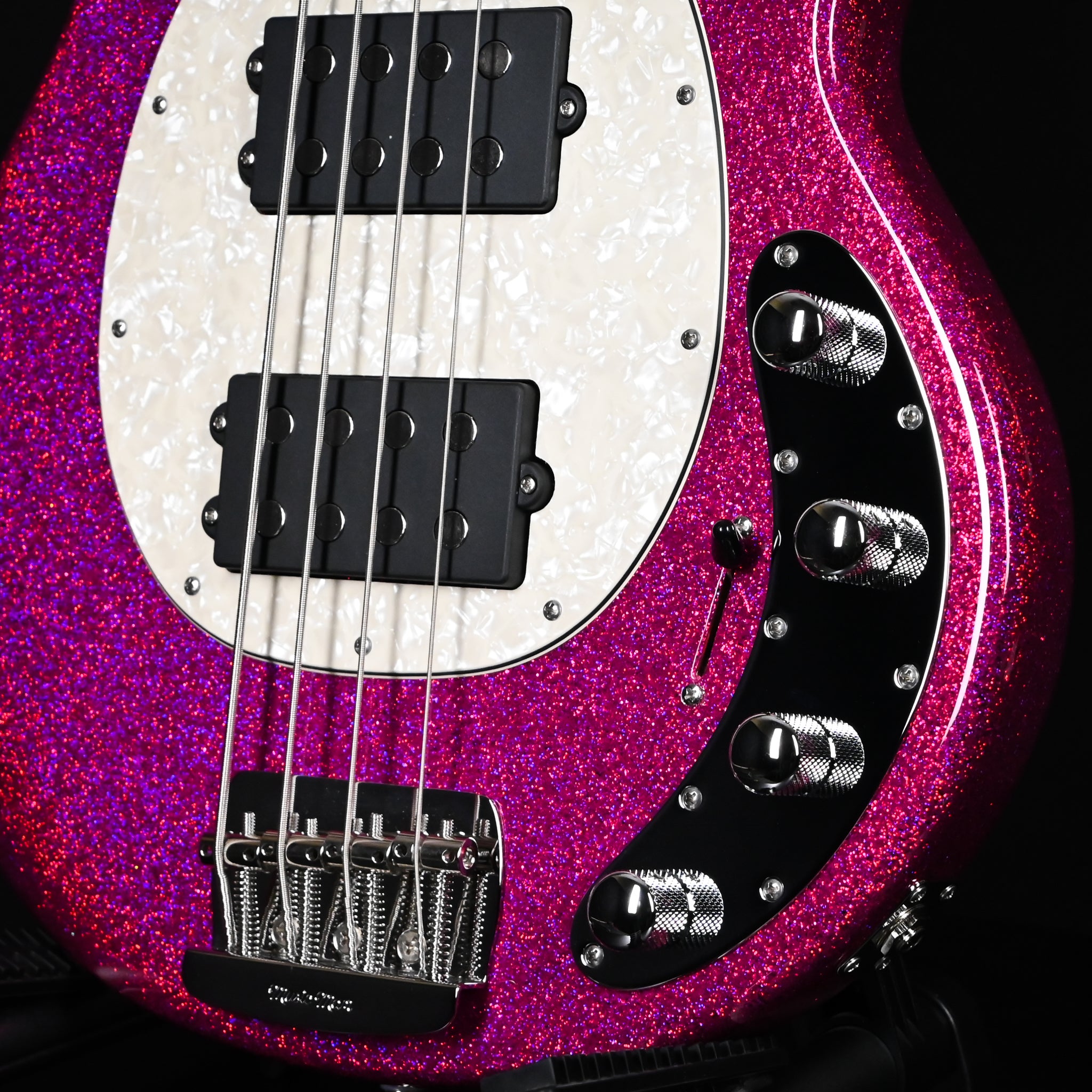 Ernie Ball Music Man StingRay Special HH Bass Guitar- Soda Pink Sparkle 2026 (K08700)