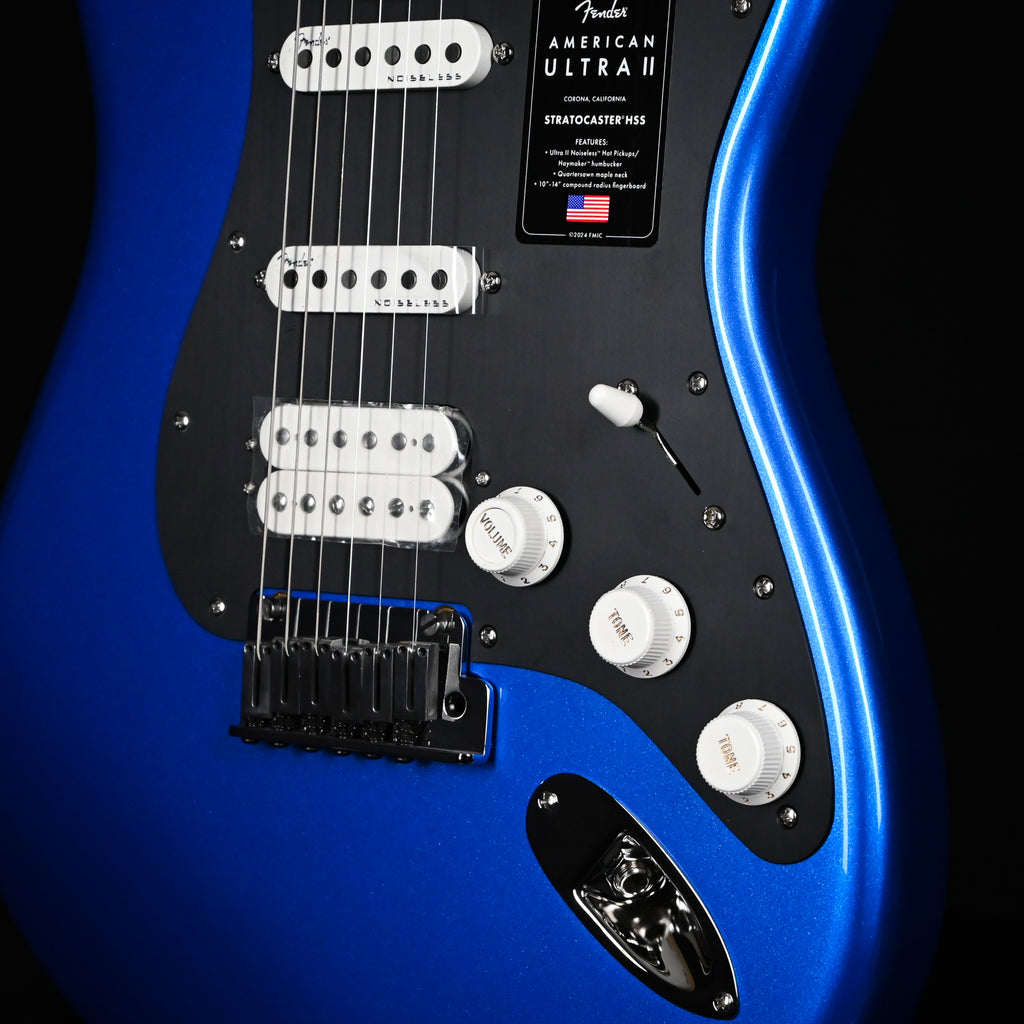 Fender American Ultra II Stratocaster HSS w/ Ebony Fingerboard- Noble Blue 2026 (US26004852)