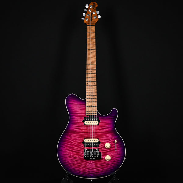 Ernie Ball Music Man Axis Super Sport Flame Top Electric Guitar- Olallieberry Flame 2024 (H04546)