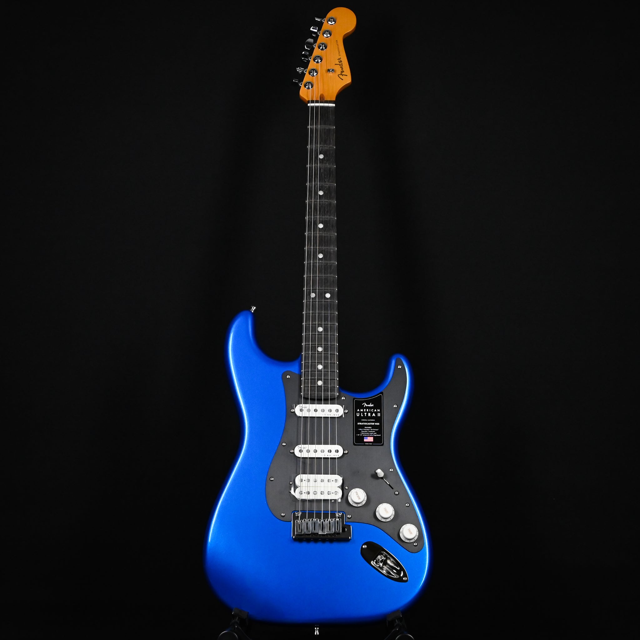 Fender American Ultra II Stratocaster HSS w/ Ebony Fingerboard- Noble Blue 2026 (US26005266)