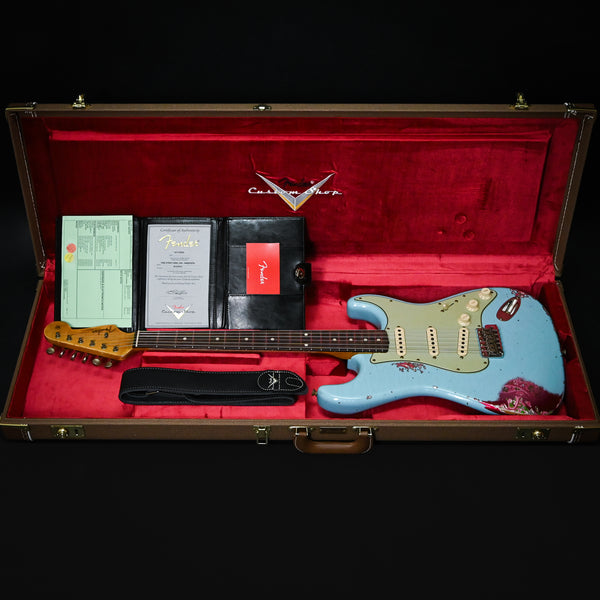 Fender Custom Shop 1962 Stratocaster w/ Josefina Handwound Pickups Heavy Relic- Daphne Blue/ Pink Paisley 2025 (R147075)