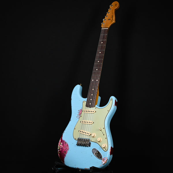 Fender Custom Shop 1962 Stratocaster w/ Josefina Handwound Pickups Heavy Relic- Daphne Blue/ Pink Paisley 2025 (R147075)
