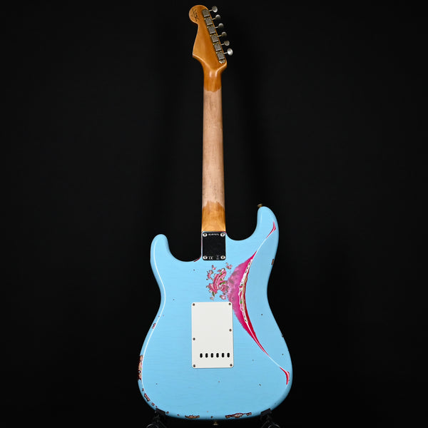 Fender Custom Shop 1962 Stratocaster w/ Josefina Handwound Pickups Heavy Relic- Daphne Blue/ Pink Paisley 2025 (R147075)