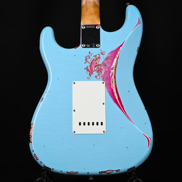 Fender Custom Shop 1962 Stratocaster w/ Josefina Handwound Pickups Heavy Relic- Daphne Blue/ Pink Paisley 2025 (R147075)