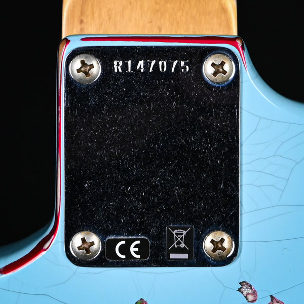 Fender Custom Shop 1962 Stratocaster w/ Josefina Handwound Pickups Heavy Relic- Daphne Blue/ Pink Paisley 2025 (R147075)