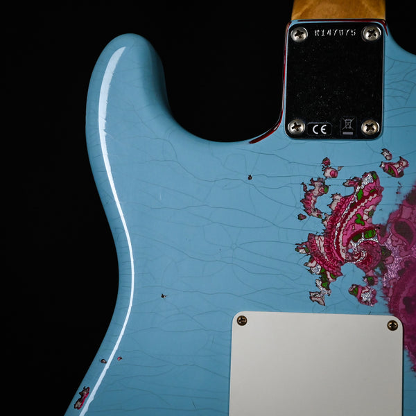 Fender Custom Shop 1962 Stratocaster w/ Josefina Handwound Pickups Heavy Relic- Daphne Blue/ Pink Paisley 2025 (R147075)