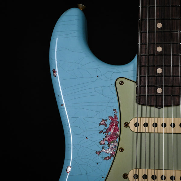 Fender Custom Shop 1962 Stratocaster w/ Josefina Handwound Pickups Heavy Relic- Daphne Blue/ Pink Paisley 2025 (R147075)