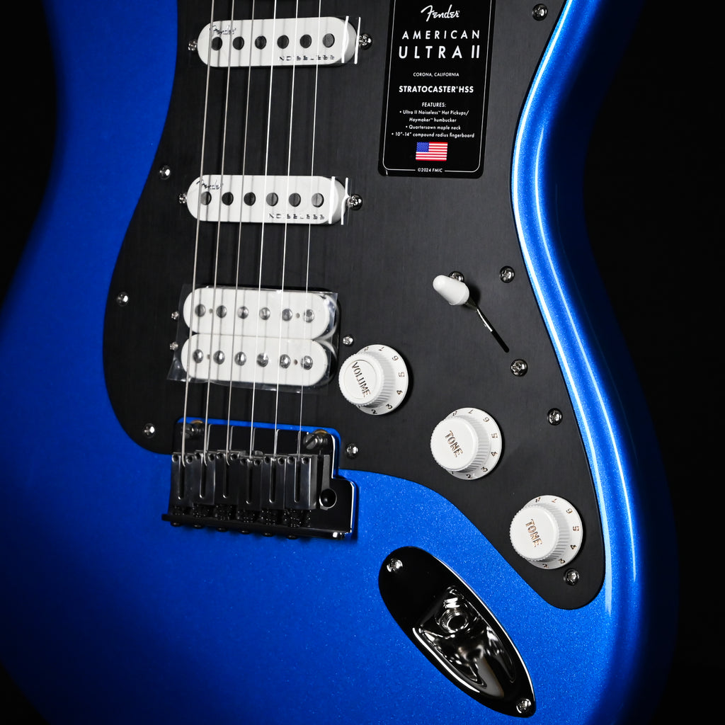 Fender American Ultra II Stratocaster HSS w/ Ebony Fingerboard- Noble Blue 2026 (US26006251)