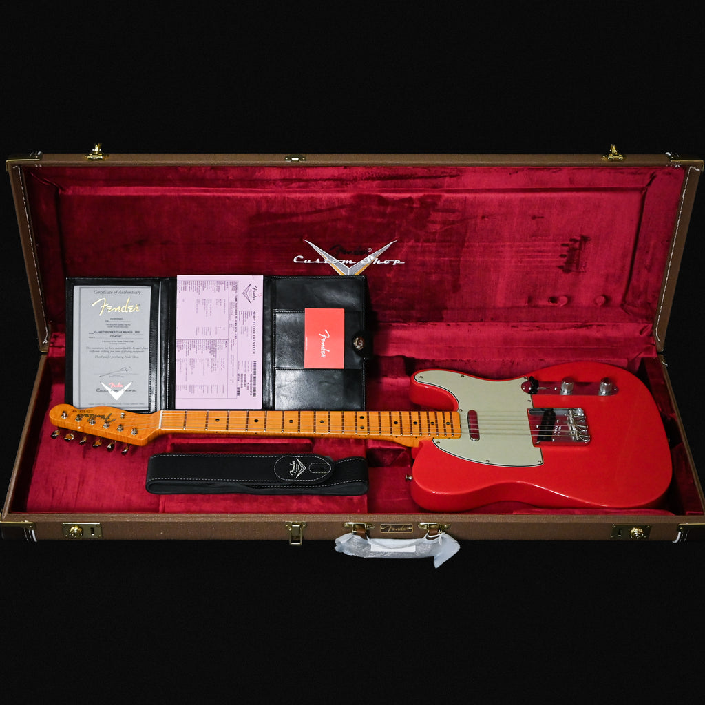Fender Custom Shop Flamethrower Telecaster NOS- Fiesta Red 2026 (CZ587697) Used – Mint