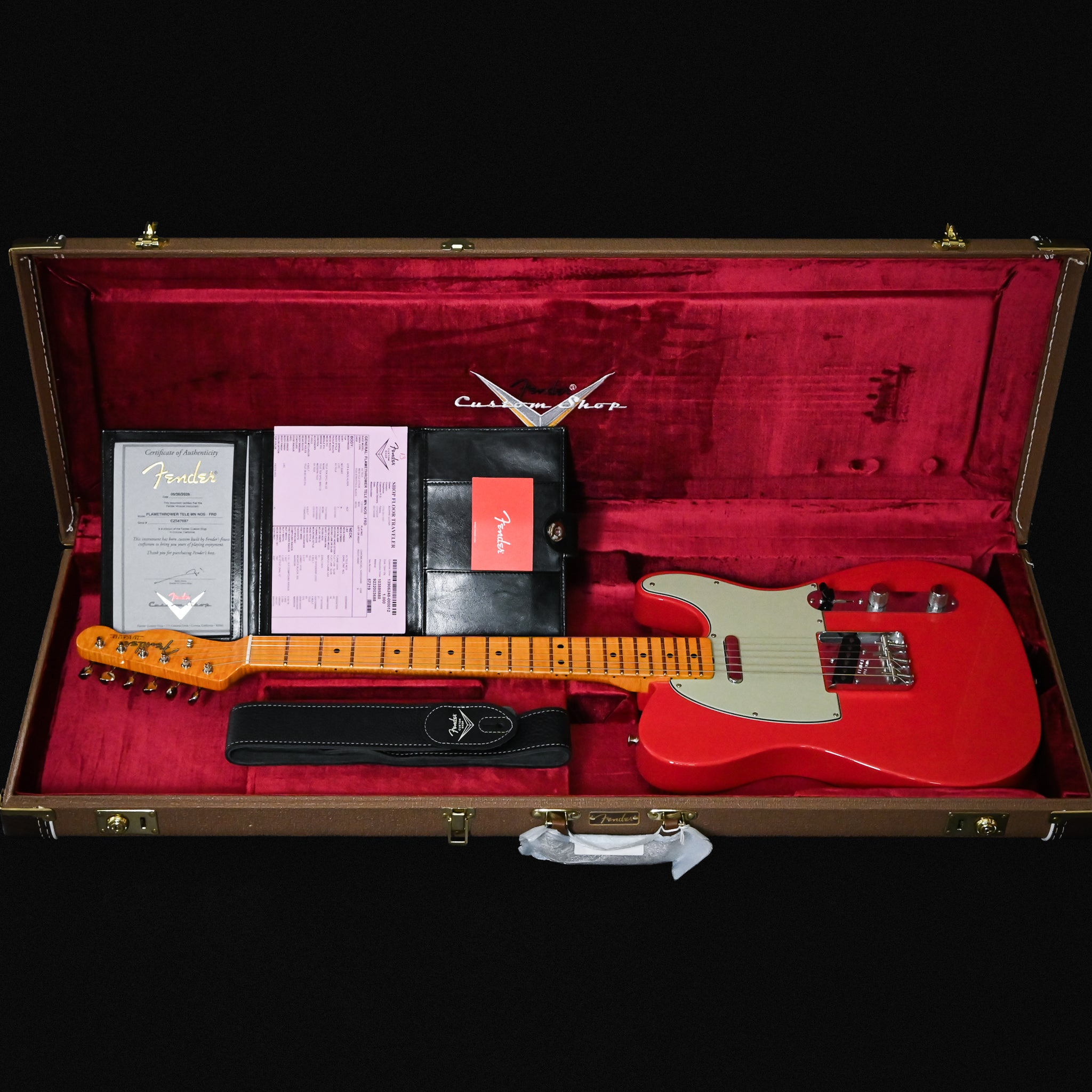 Fender Custom Shop Flamethrower Telecaster NOS- Fiesta Red 2026 (CZ587697) Used – Mint