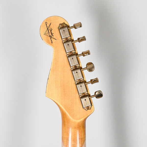 Fender Custom Shop 1962 Stratocaster w/ Gold Hardware & Josefina Handwound Pickups, Heavy Relic- Black/ Purple Paisley 2025 (R148643)