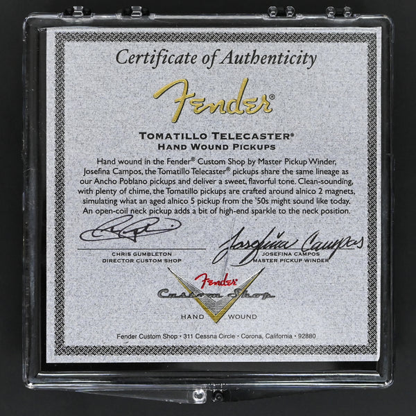 Fender Josefina Hand Wound Tomatillo Telecaster Pickups