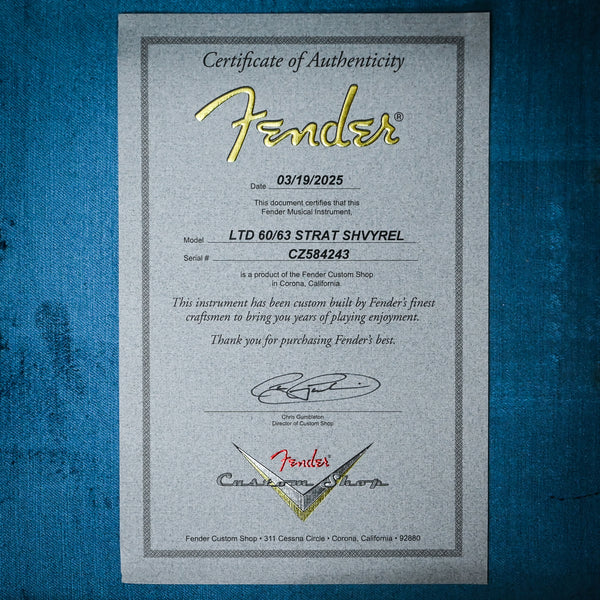 Fender Custom Shop Limited Edition 60/63 Stratocaster Super Heavy Relic- Super Faded Aged Fiesta Red/ 3 Color Sunburst 2025 (CZ584243)