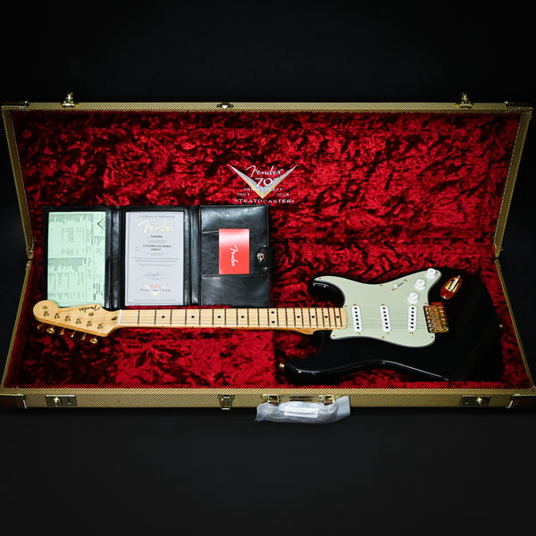 Fender Custom Shop LTD Stratocaster Deluxe Closet Classic w/ Gold Hardware- Black 2024 (LXX0274)