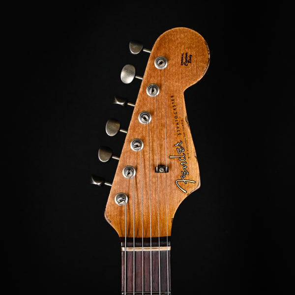 Fender Custom Shop Limited Edition 60/63 Stratocaster Super Heavy Relic- Super Faded Aged Fiesta Red/ 3 Color Sunburst 2025 (CZ584243)