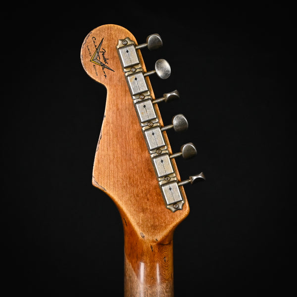 Fender Custom Shop Limited Edition 60/63 Stratocaster Super Heavy Relic- Super Faded Aged Fiesta Red/ 3 Color Sunburst 2025 (CZ584243)