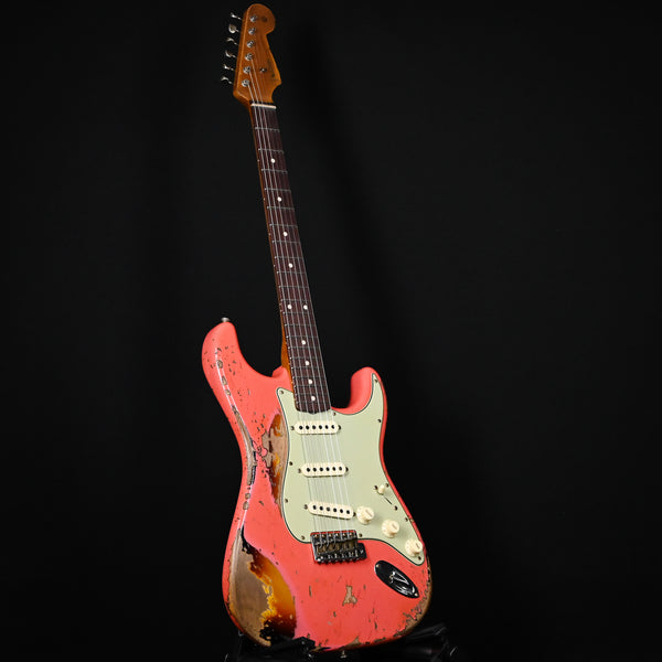 Fender Custom Shop Limited Edition 60/63 Stratocaster Super Heavy Relic- Super Faded Aged Fiesta Red/ 3 Color Sunburst 2025 (CZ584243)
