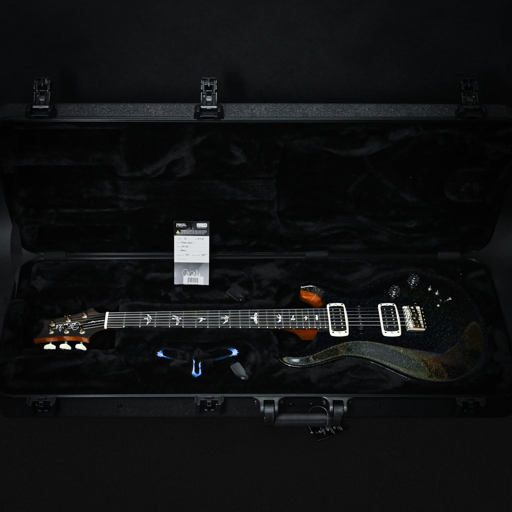 PRS Modern Eagle V Electric Guitar- Black Rainbow Holoflake Top & Binding 2025 (0417735)