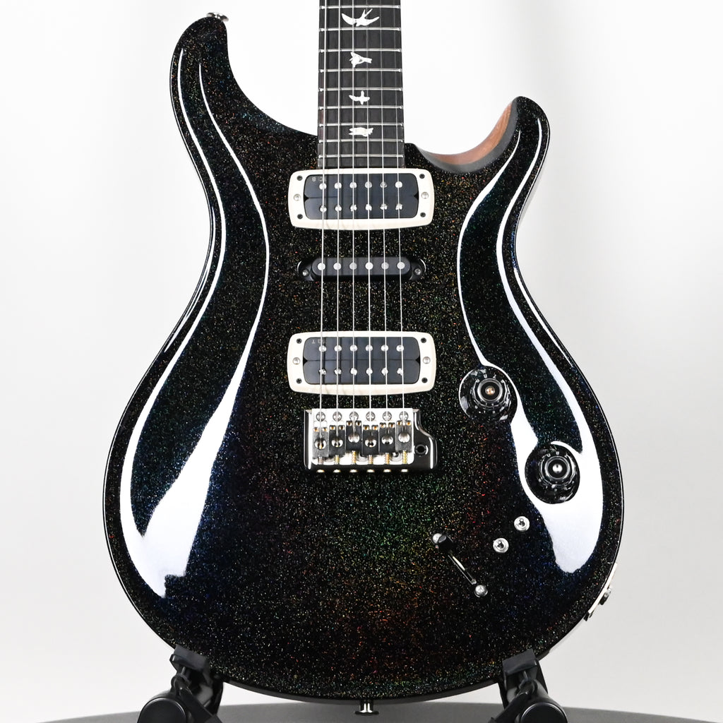 PRS Modern Eagle V Electric Guitar- Black Rainbow Holoflake Top & Binding 2025 (0417735)
