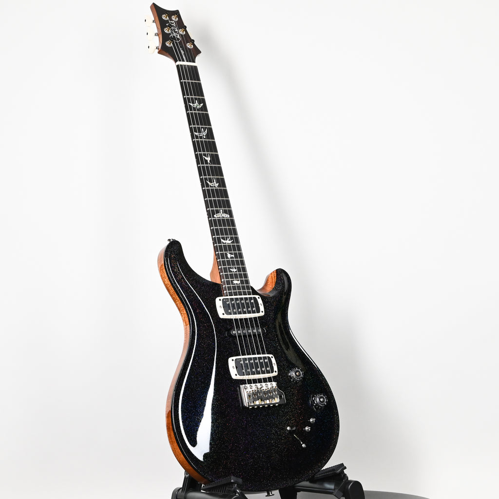 PRS Modern Eagle V Electric Guitar- Black Rainbow Holoflake Top & Binding 2025 (0417735)