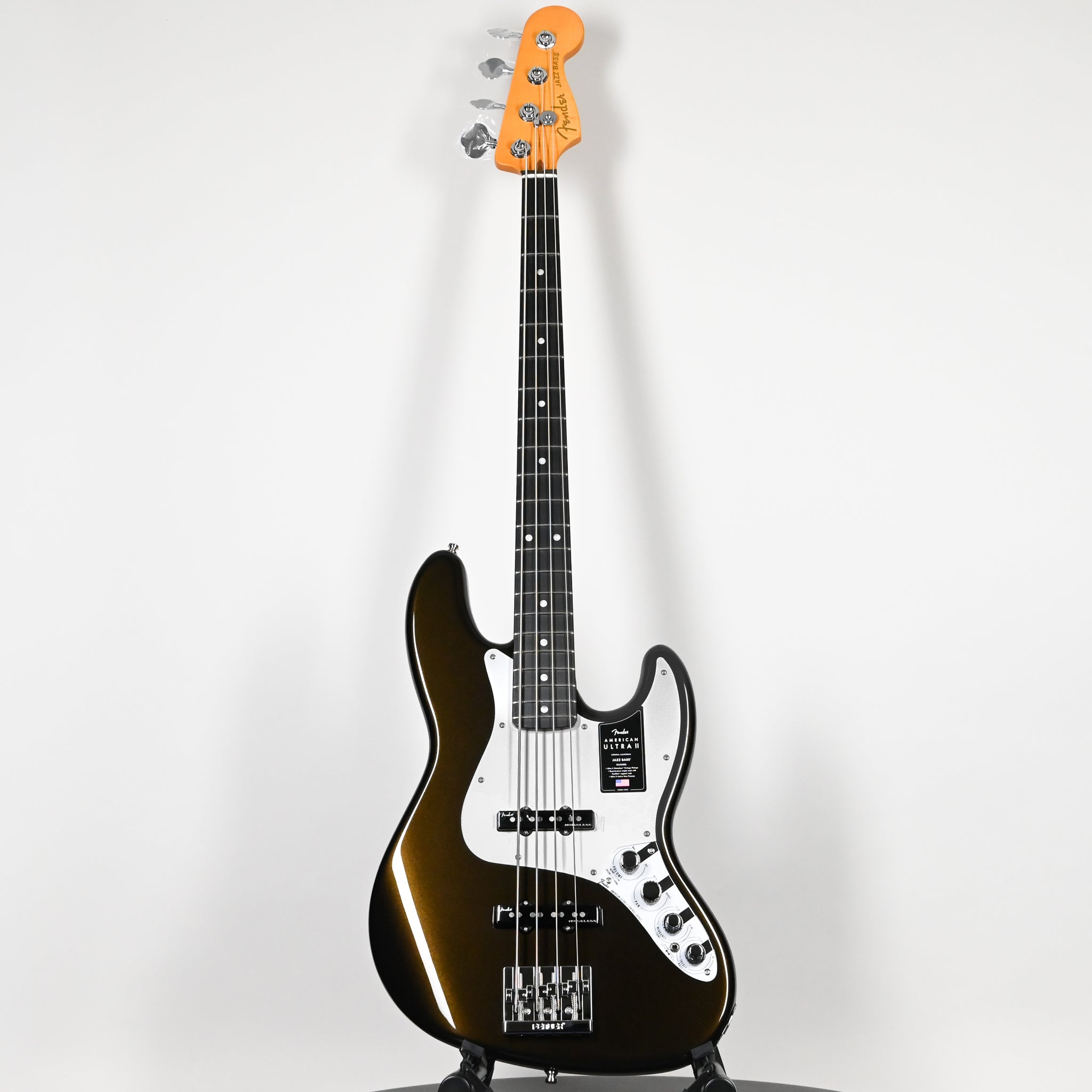 Fender American Ultra II Jazz Bass w/ Ebony Fingerboard- Texas Tea 2026 (US26006293)