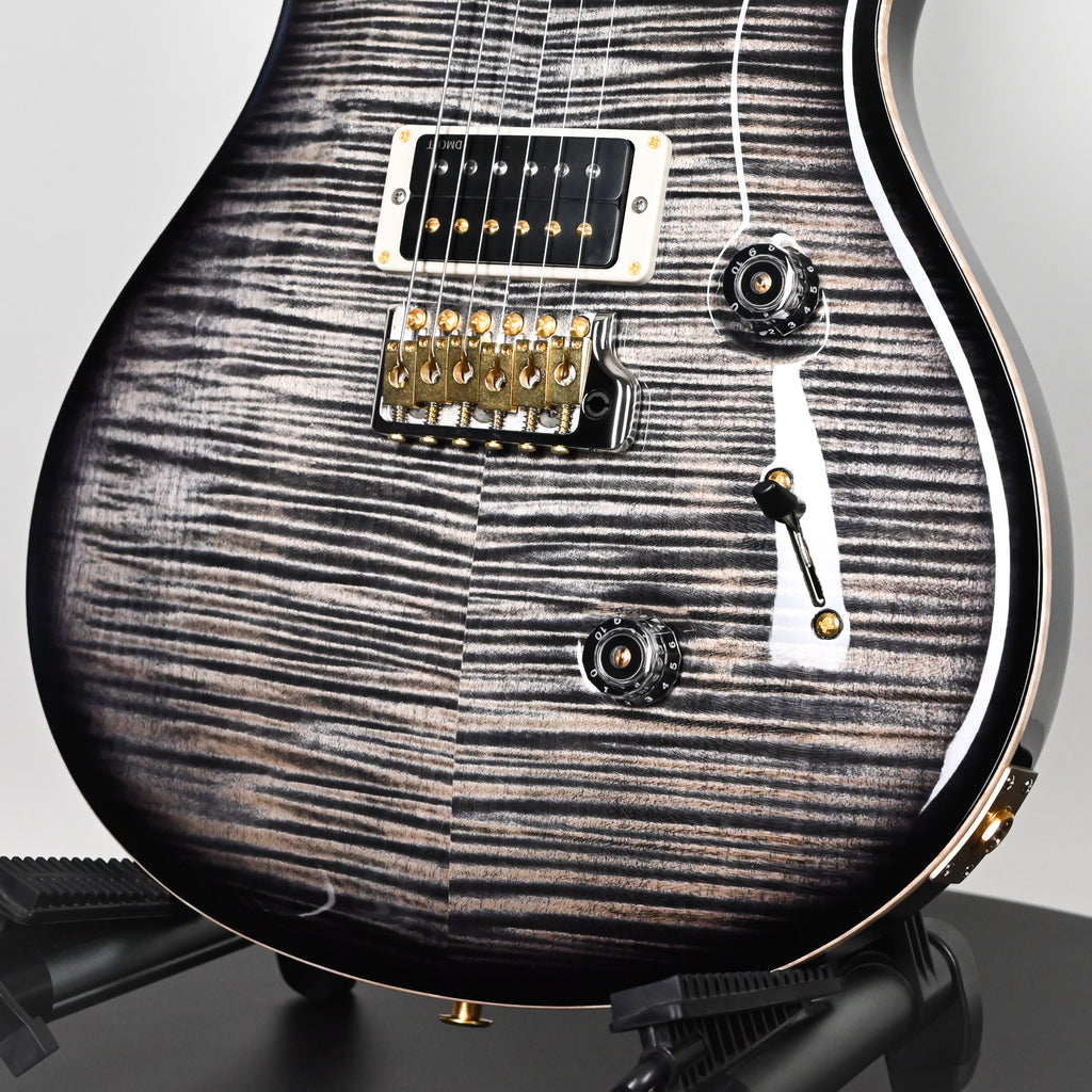 PRS Custom 24 w/ 10-Top & DMO Pickups- Charcoal Burst 2025 (0421536)