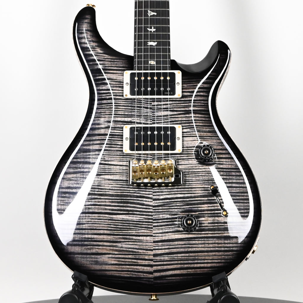 PRS Custom 24 w/ 10-Top & DMO Pickups- Charcoal Burst 2025 (0421536)
