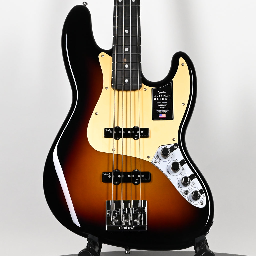 Fender American Ultra II Jazz Bass w/ Ebony Fingerboard- Ultra Burst 2026 (US26005417)