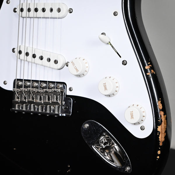 Fender Custom Shop LTD Fat '54 Stratocaster Relic/ Closet Classic- Aged Black 2024 (LXX0636)