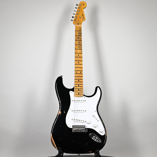 Fender Custom Shop LTD Fat '54 Stratocaster Relic/ Closet Classic- Aged Black 2024 (LXX0636)