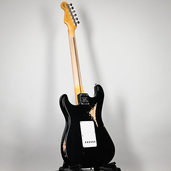 Fender Custom Shop LTD Fat '54 Stratocaster Relic/ Closet Classic- Aged Black 2024 (LXX0636)