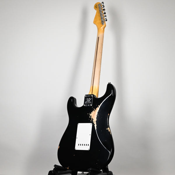 Fender Custom Shop LTD Fat '54 Stratocaster Relic/ Closet Classic- Aged Black 2024 (LXX0636)