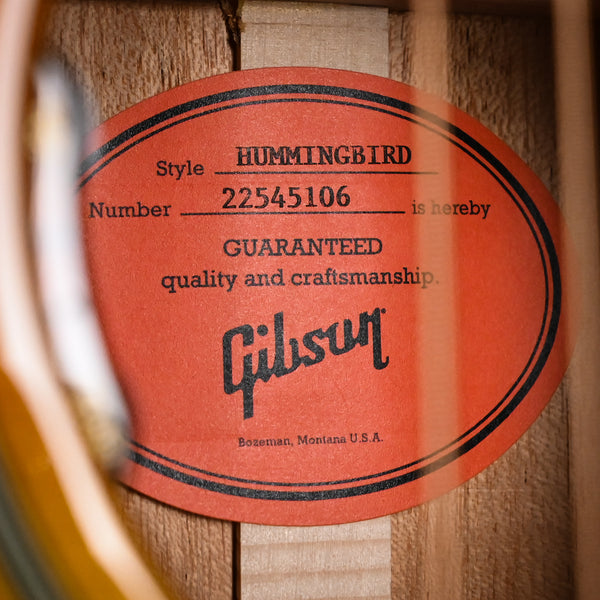 Gibson Acoustic Hummningbird Original- Heritage Cherry Sunburst 2025 (22545106)