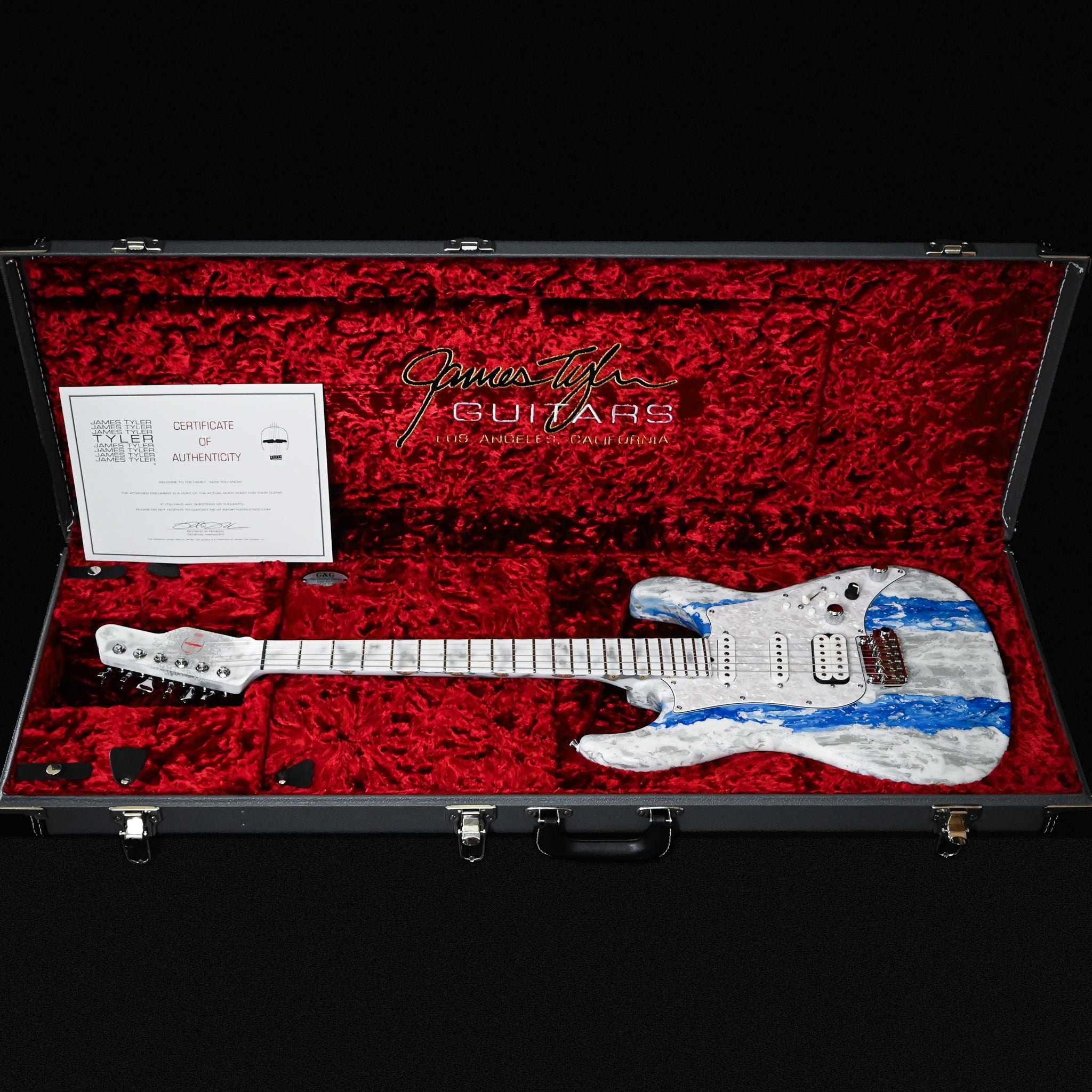 James Tyler Studio Elite HD w/ Maple Fretboard- Antarctic Shmear 2026 (26092)