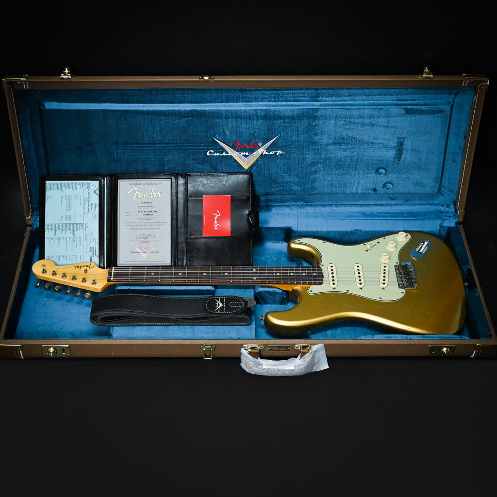 Fender Custom Shop '60 Stratocaster Journeyman- Aged HLE Gold 2025 (CZ584320)