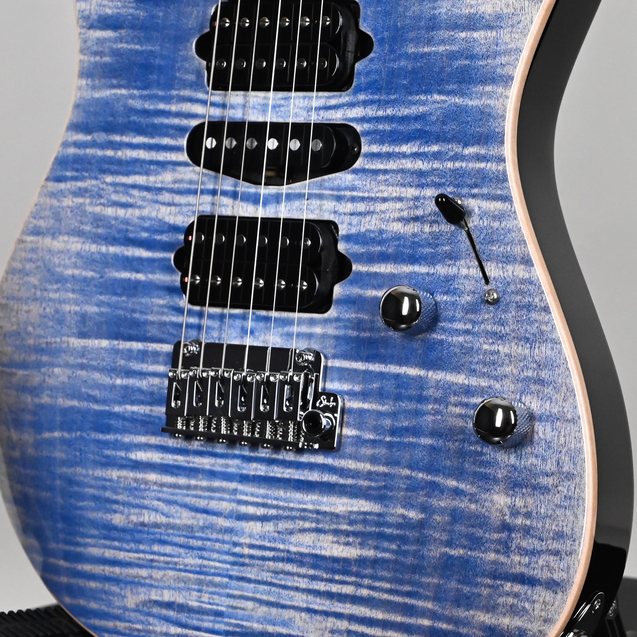 Suhr Modern Plus w/ Maple Fingerboard Electric Guitar- Trans Blue Denim/ Slate 2026 (93564)