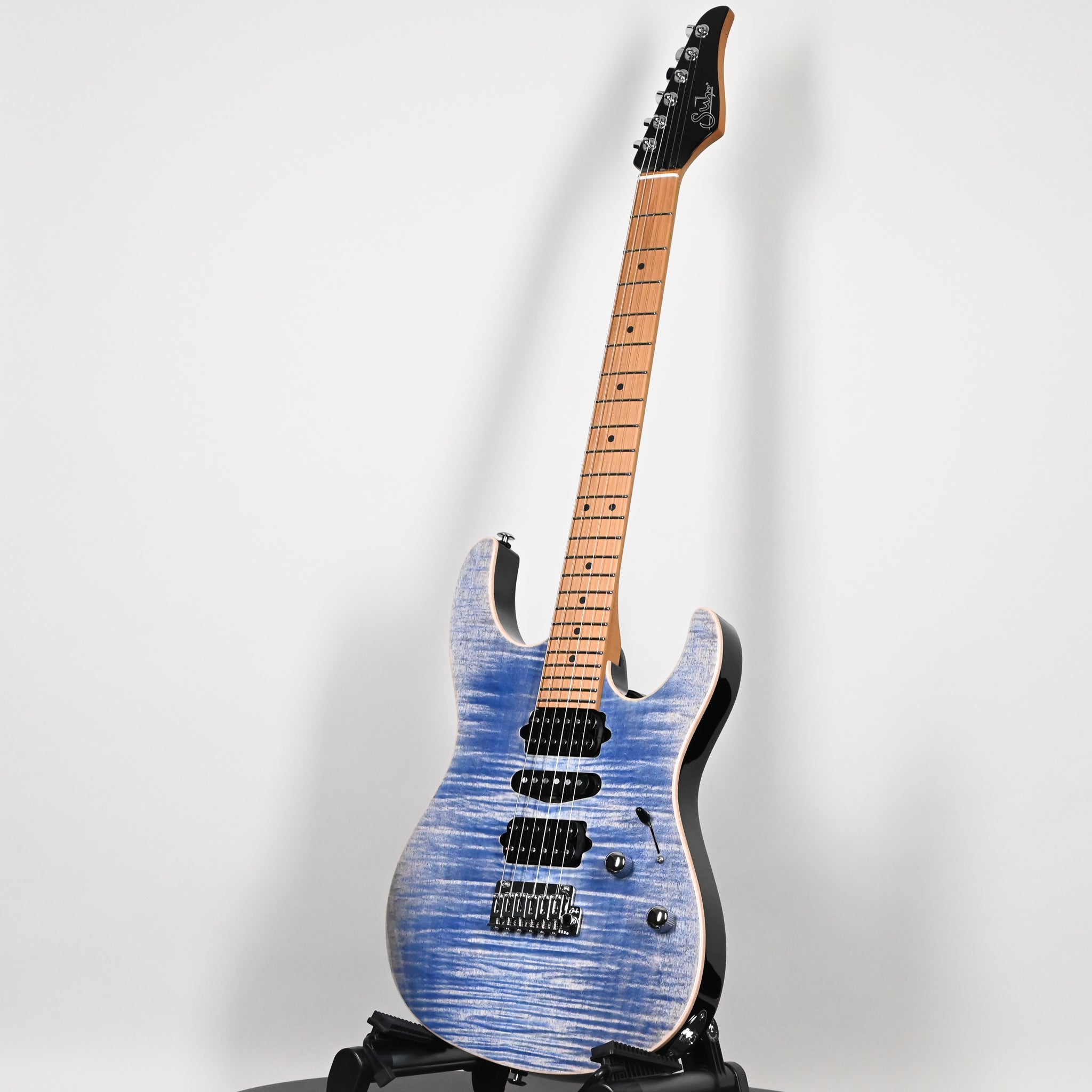 Suhr Modern Plus w/ Maple Fingerboard Electric Guitar- Trans Blue Denim/ Slate 2026 (93564)