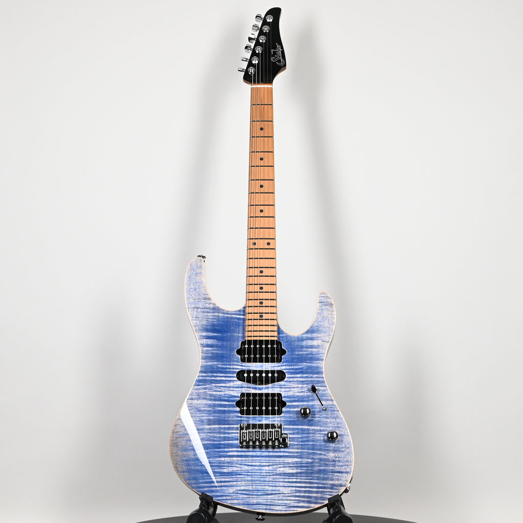 Suhr Modern Plus w/ Maple Fingerboard Electric Guitar- Trans Blue Denim/ Slate 2026 (93564)