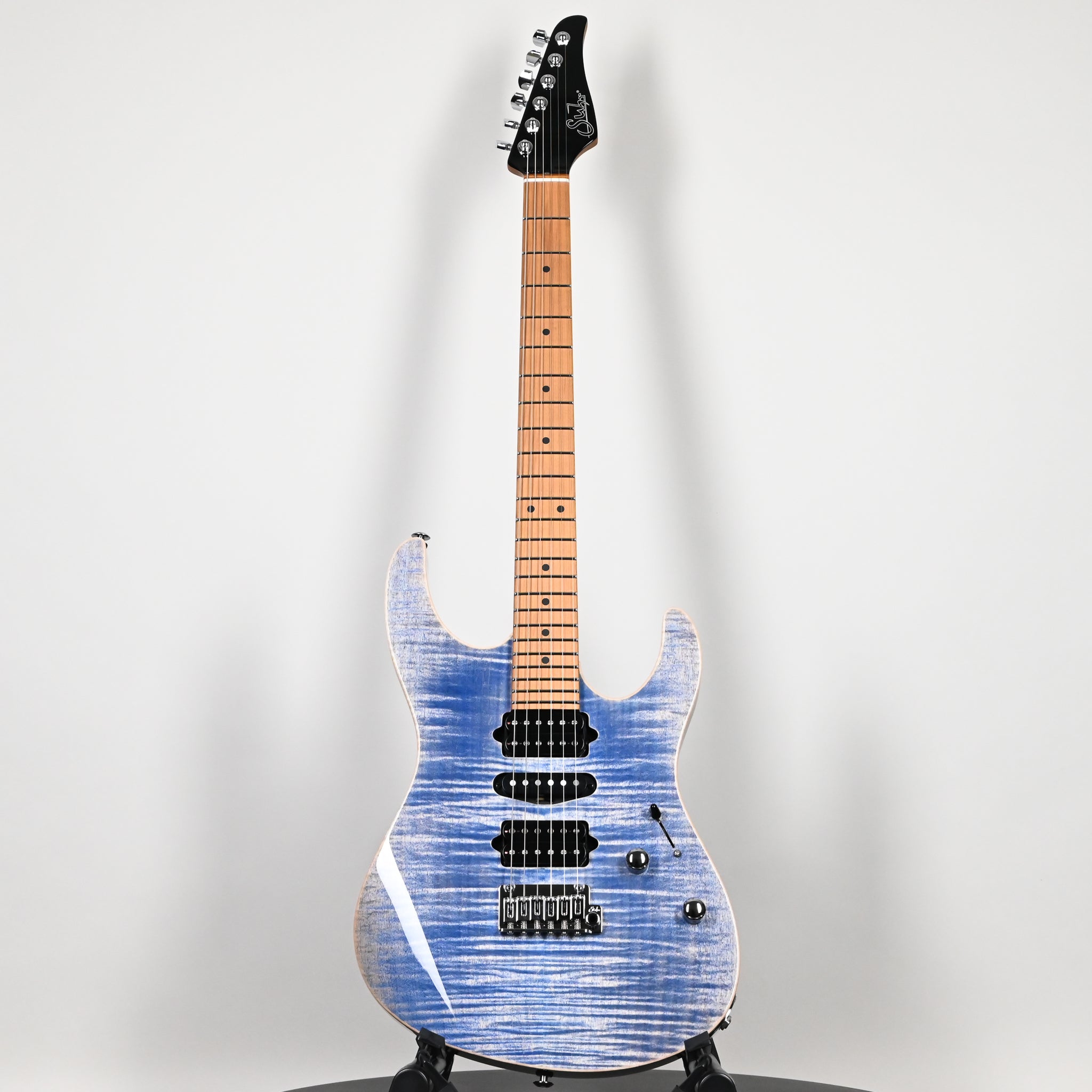 Suhr Modern Plus w/ Maple Fingerboard Electric Guitar- Trans Blue Denim/ Slate 2026 (93564)