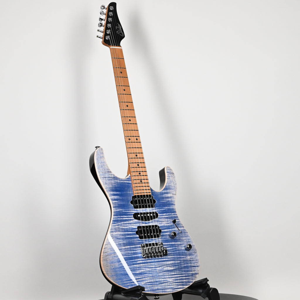 Suhr Modern Plus w/ Maple Fingerboard Electric Guitar- Trans Blue Denim/ Slate 2026 (93564)
