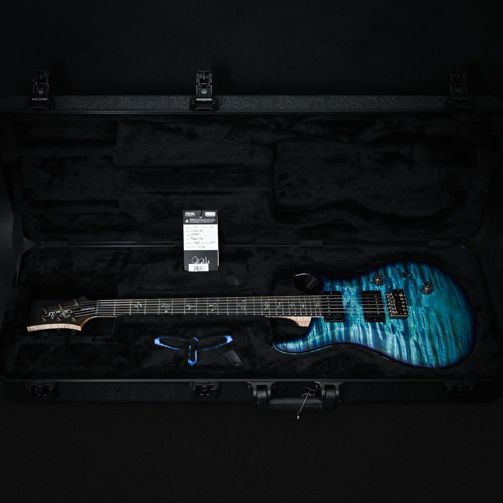 PRS Custom 24 w/ 10-Top, Brazilian Rosewood, DMO Pickups- Aquableux Purple Burst 2026 (0419215)