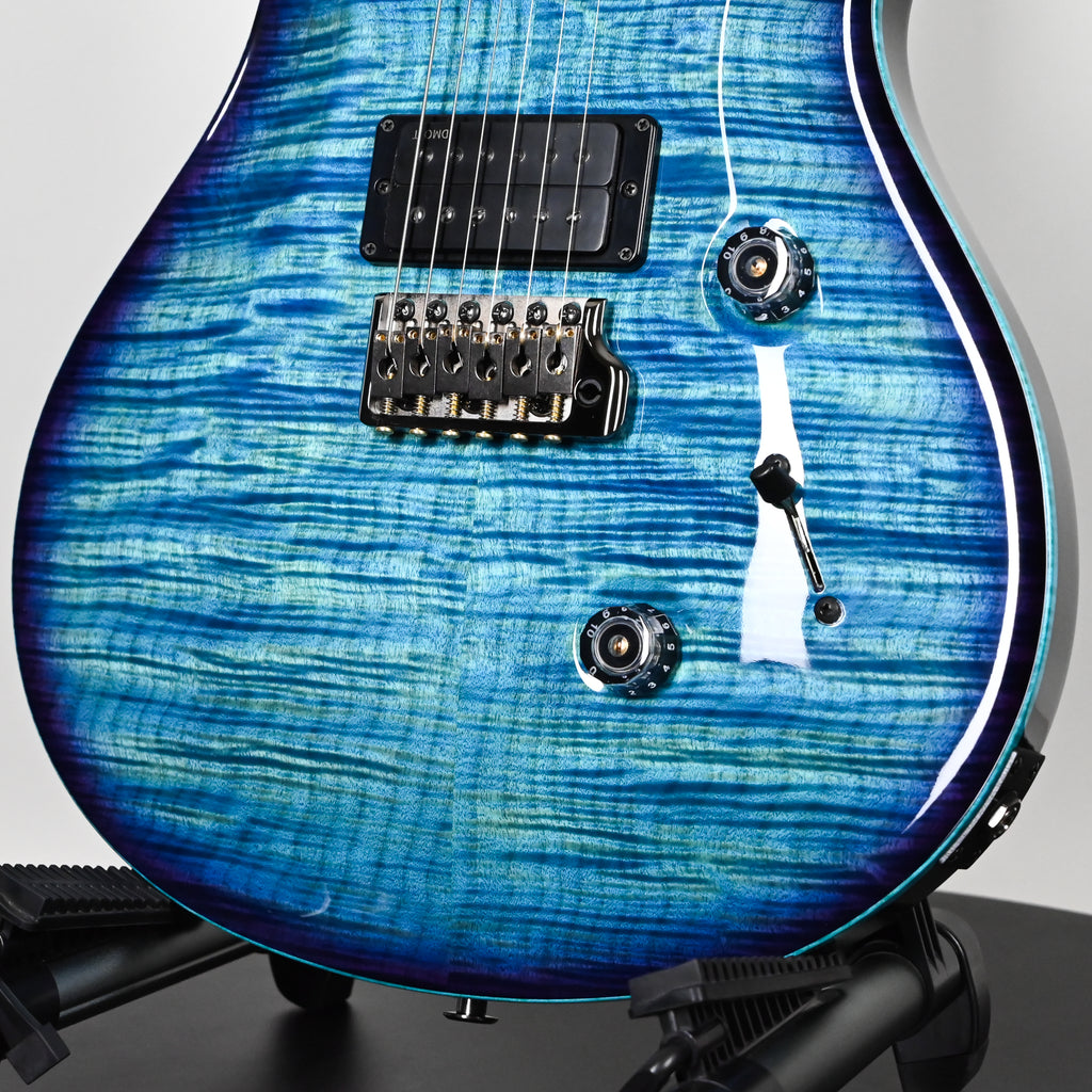 PRS Custom 24 w/ 10-Top, Brazilian Rosewood, DMO Pickups- Aquableux Purple Burst 2026 (0419215)