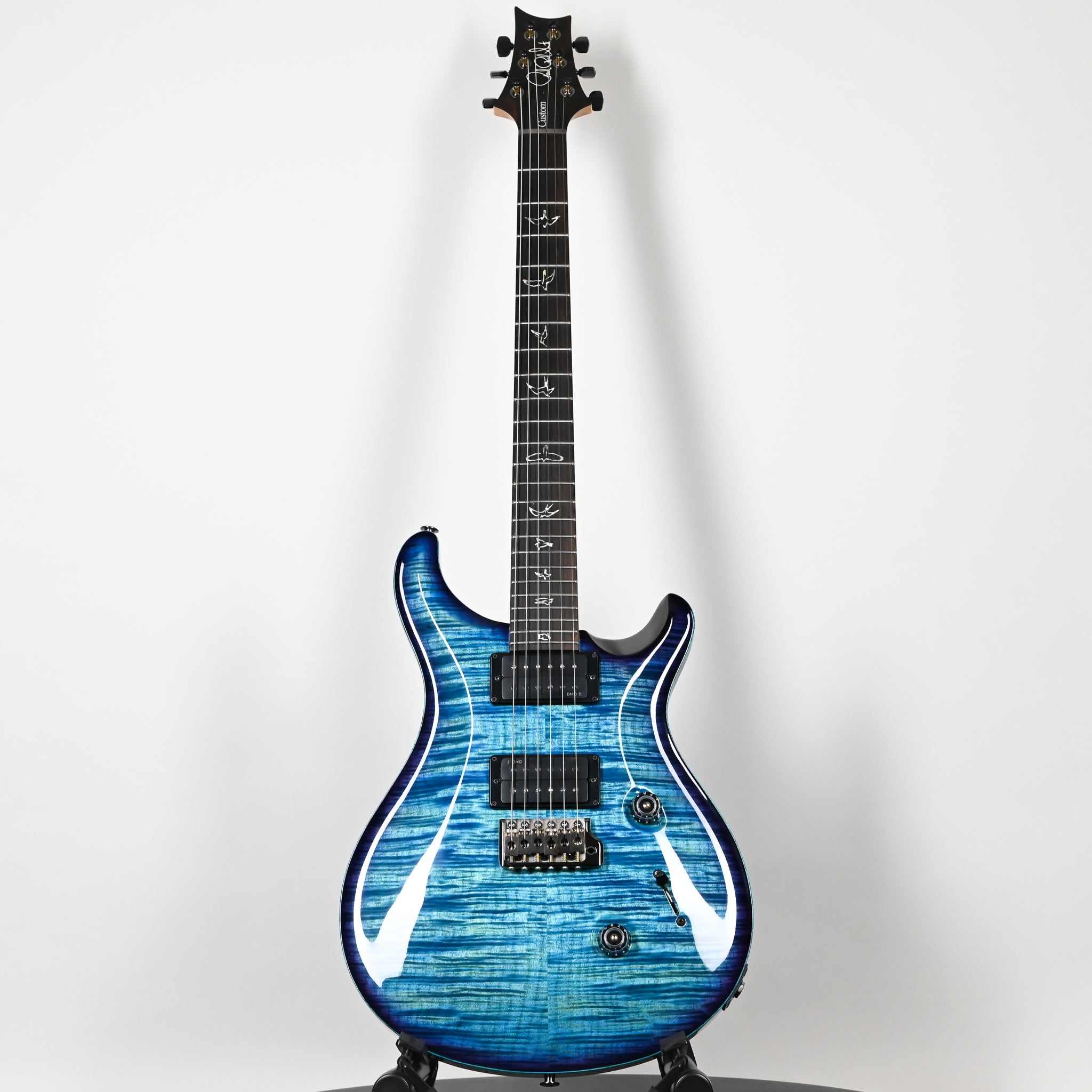PRS Custom 24 w/ 10-Top, Brazilian Rosewood, DMO Pickups- Aquableux Purple Burst 2026 (0419215)