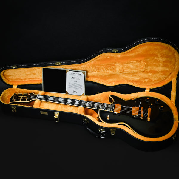 Gibson Custom 1968 Les Paul Custom Reissue Murphy Lab Ultra Light Aged- Ebony 2025 (508398)