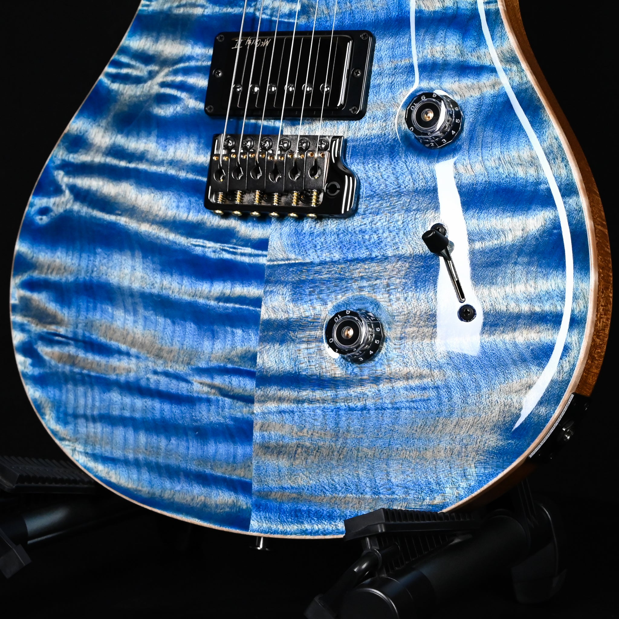 PRS Custom 24 Wood Library w/ 10-Top, Brazilian Rosewood, & McCarty III Pickups- Faded Blue Jean 2026 (0422580)