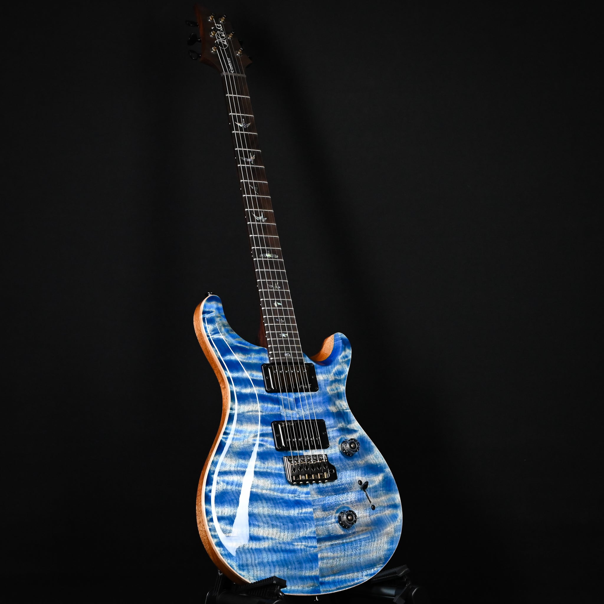 PRS Custom 24 Wood Library w/ 10-Top, Brazilian Rosewood, & McCarty III Pickups- Faded Blue Jean 2026 (0422580)