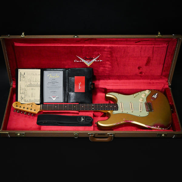 Fender Custom Shop 1962 Stratocaster Heavy Relic Aztec Gold / Pink Paisley Josefina Hand Wound Pickups 2025 (R147398)