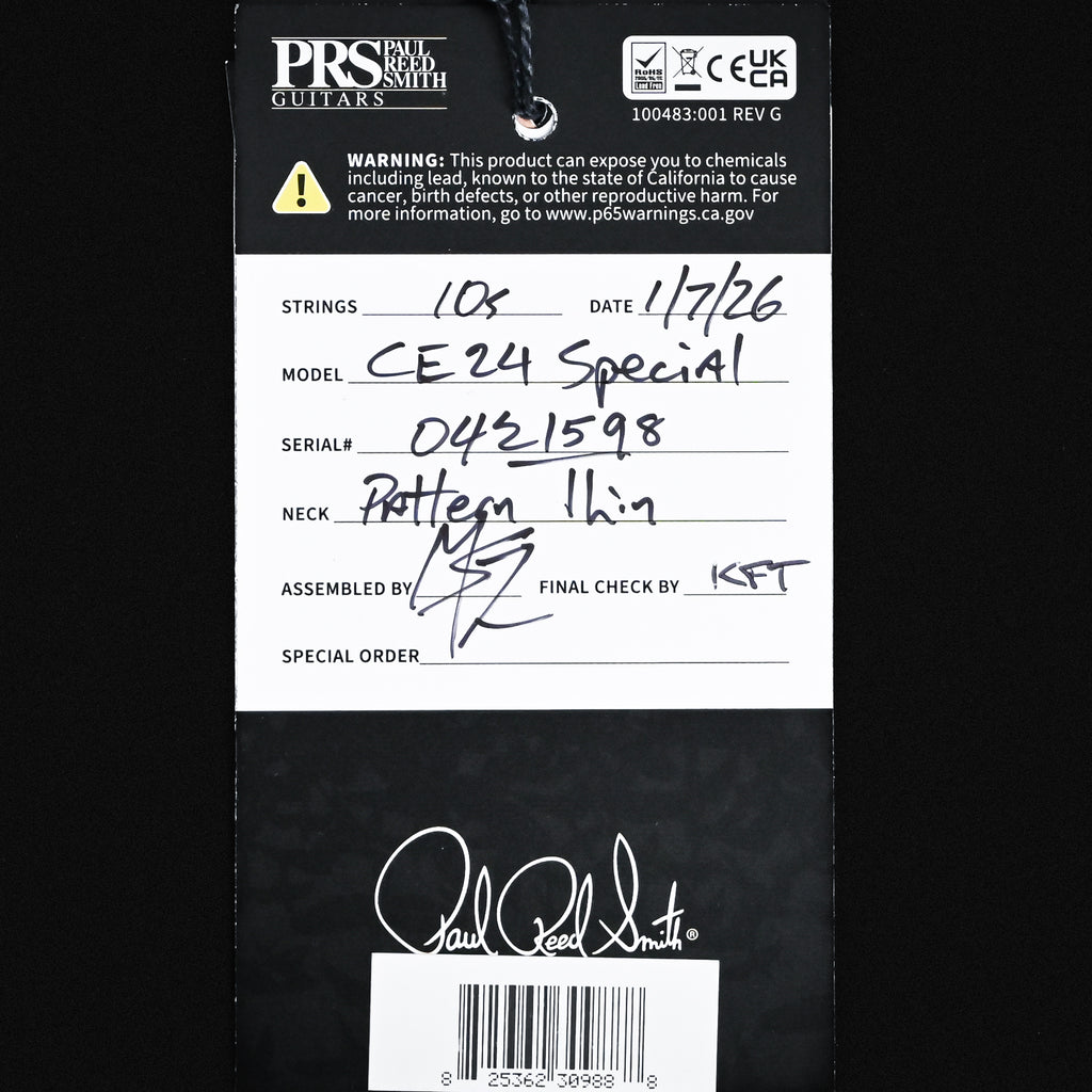 PRS CE 24 Special Electric Guitar- Sprayer's Choice 2026 (0421598)