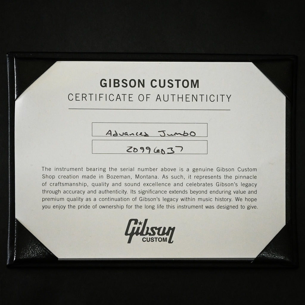 Gibson Custom Advanced Jumbo Anniversary Limited Edition- Cremona Burst 2026 (20996037)