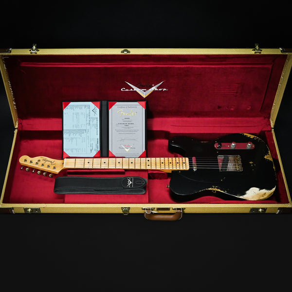 Fender Custom Shop Masterbuilt Yuriy Shishkov '52 Telecaster Heavy Relic- Aged Black 2025 (R136977)